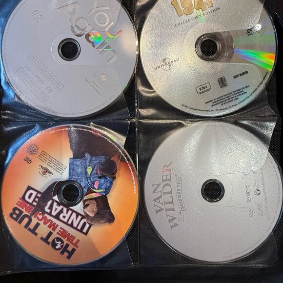 Case Logic 12 x 12 Black DVD Case with with 36 Classic Movies - Picture 5 of 12